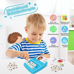 Игрушка для изучения цифр и букв Joozmui, для детей от 3 лет цена и информация | Развивающие игрушки | pigu.lt
