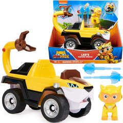 Žaislinių transporto priemonių rinkinys su figūrėle Paw Patrol Leo Cat цена и информация | Игрушки для мальчиков | pigu.lt