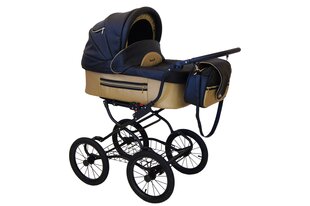 Universalus vežimėlis Isabell Baby Fashion 2in1, black - gold kaina ir informacija | Vežimėliai | pigu.lt