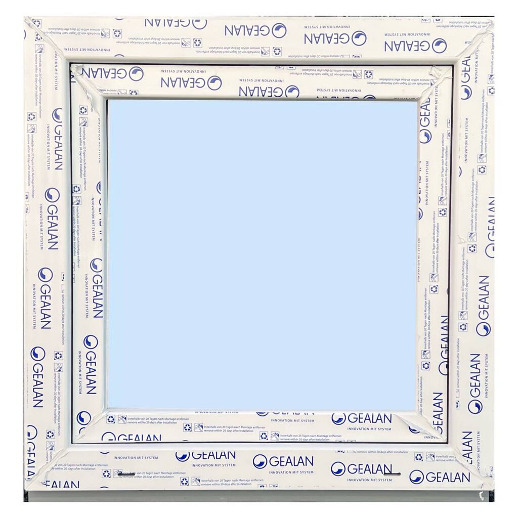 Naujas PVC langas 700 x 730 Balta/Balta kaina ir informacija | Plastikiniai langai | pigu.lt