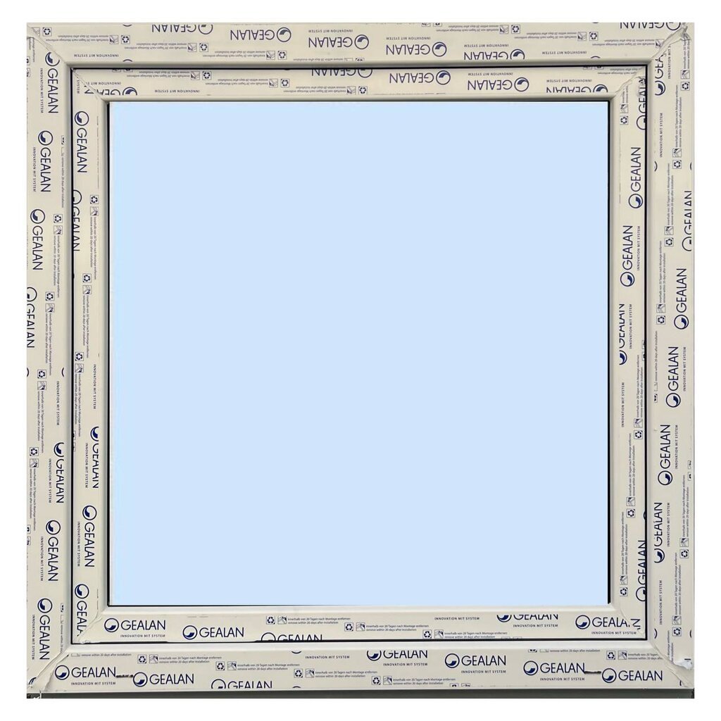 Naujas PVC langas 1100 x 1130 Balta/Balta kaina ir informacija | Plastikiniai langai | pigu.lt