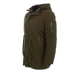 Куртка мужская NATURE, оливковая цена и информация | Мужские куртки | pigu.lt