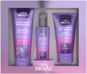 Plaukų priežiūros rinkinys Biovax Ultra Violet цена и информация | Шампуни | pigu.lt