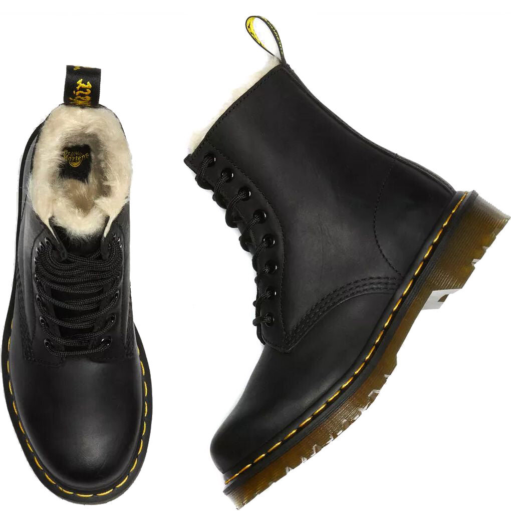 Aulinukai moterims Dr. Martens 1460, juodi kaina ir informacija | Aulinukai, ilgaauliai batai moterims | pigu.lt