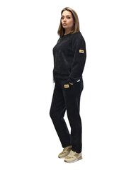 Женский черный бархатный комплект цена и информация | Спортивная одежда женская | pigu.lt