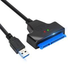 Переходник USB-SATA 3.0 цена и информация | Адаптеры, USB-разветвители | pigu.lt