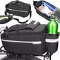 Terminis dviračio krepšys ant bagažinės, juodas kaina ir informacija | Krepšiai, telefonų laikikliai | pigu.lt