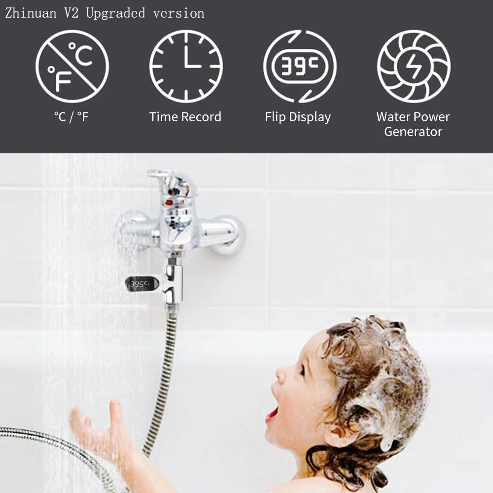 Maišytuvo termometras Bahar, sidabrinis kaina ir informacija | Maišytuvų ir dušų priedai | pigu.lt
