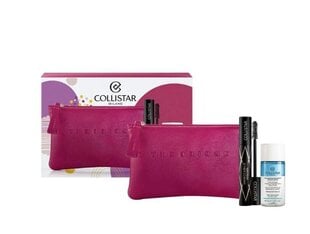 Kosmetikos rinkinys Collistar: tušas + valiklis, 35 ml + kosmetinė kaina ir informacija | Akių šešėliai, pieštukai, blakstienų tušai, serumai | pigu.lt