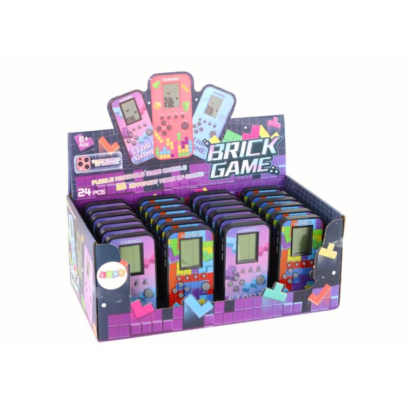 Elektroninis žaidimas Tetris LeanToys kaina ir informacija | Stalo žaidimai, galvosūkiai | pigu.lt