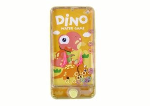 Vandens arkadinių žaidimų konsolė telefonas Dinozauras Lean Toys, geltona цена и информация | Развивающие игрушки | pigu.lt