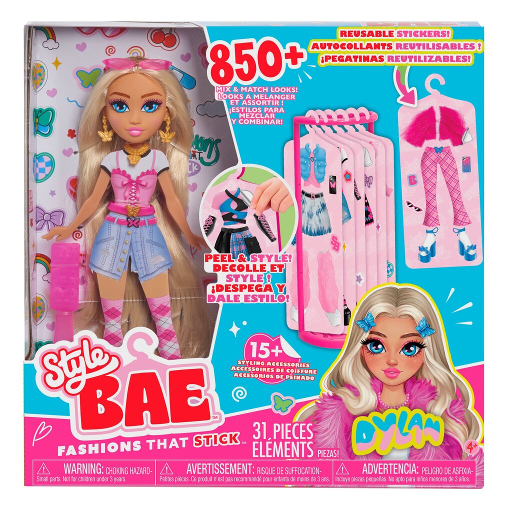 Lėlė Style Bae Fashion doll Dylan, 28 cm kaina ir informacija | Žaislai mergaitėms | pigu.lt