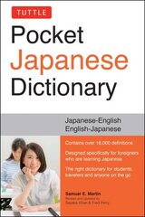 Tuttle Pocket Japanese Dictionary: Japanese-English English-Japanese Completely Revised and Updated Second Edition kaina ir informacija | Užsienio kalbos mokomoji medžiaga | pigu.lt