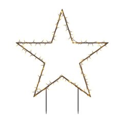 Kalėdinė šviečianti dekoracija Žvaigždė цена и информация | Рождественское украшение CA1031, 10 см | pigu.lt