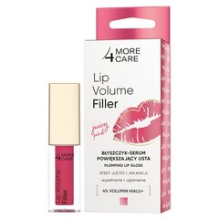 Lūpų blizgis More4Care Lip Volume Filler Juicy Pink, 4.8 g kaina ir informacija | Lūpų dažai, blizgiai, balzamai, vazelinai | pigu.lt
