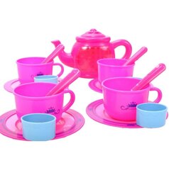Žaislinis arbatos rinkinys su burbuliuojančiu virduliu, 17 vnt kaina ir informacija | Žaislai mergaitėms | pigu.lt
