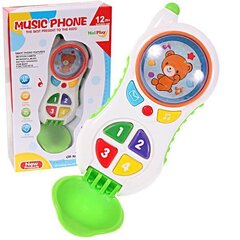 Vaikiškas muzikinis telefonas su atvartu kaina ir informacija | Žaislai kūdikiams | pigu.lt
