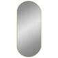 Sieninis veidrodis vidaXL, 90x40 cm, auksinis kaina ir informacija | Veidrodžiai | pigu.lt