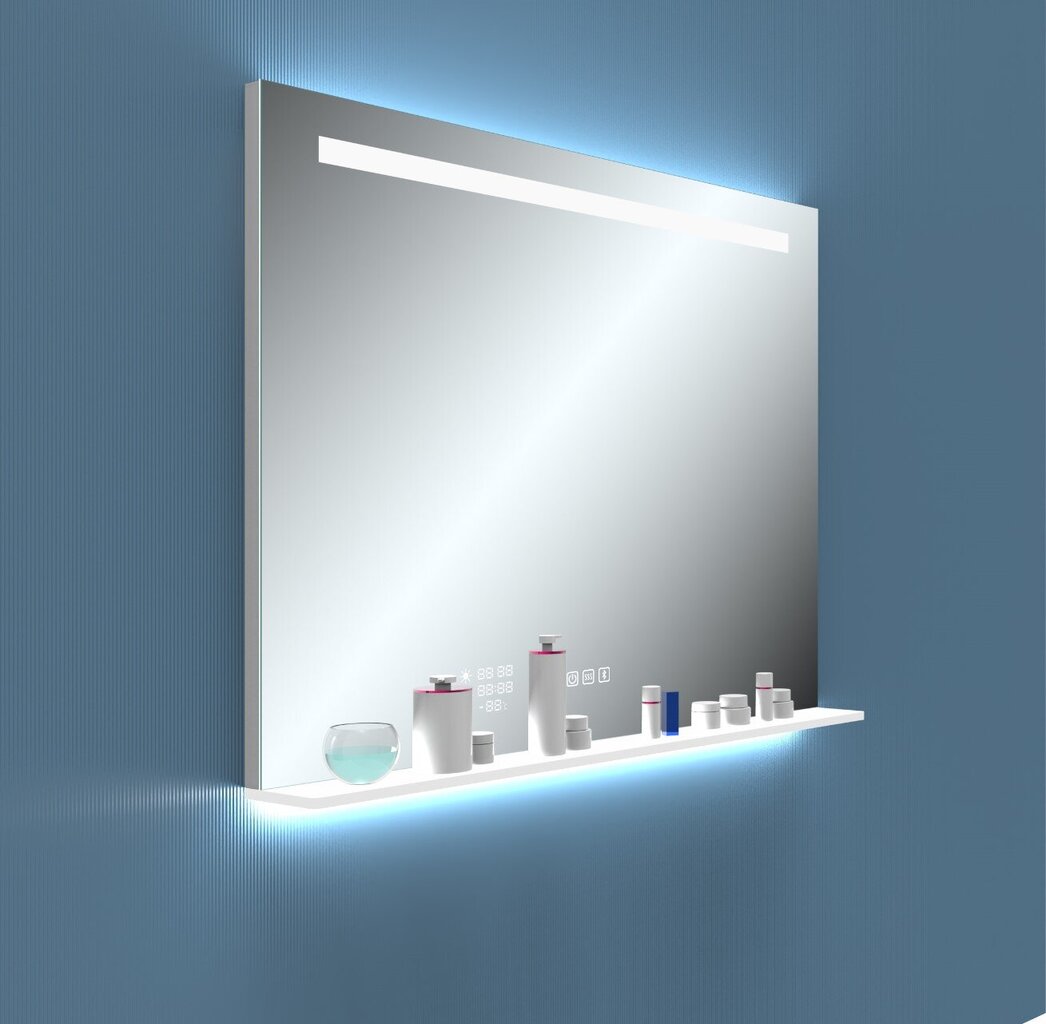 LED Veidrodis Berlin WiFi/Bluetooth, 120x70 см цена и информация | Vonios veidrodžiai | pigu.lt