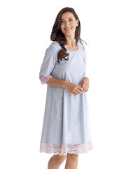 Naktinukai moterims Lega NM101, pilki цена и информация | Женские пижамы, ночнушки | pigu.lt