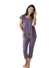 Naktinukai moterims Lega PMV90, violetiniai kaina ir informacija | Naktiniai, pižamos moterims | pigu.lt