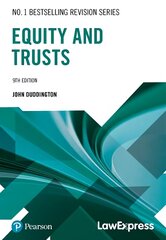 Law Express Revision Guide: Equity & Trusts Law 9th edition цена и информация | Книги по экономике | pigu.lt