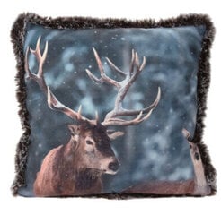 Подушка- Deer 60x60 цена и информация | Декоративные подушки и наволочки | pigu.lt