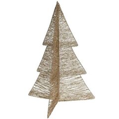 Световое рождественское украшение Золотая елка цена и информация | Рождественское украшение CA1031, 10 см | pigu.lt