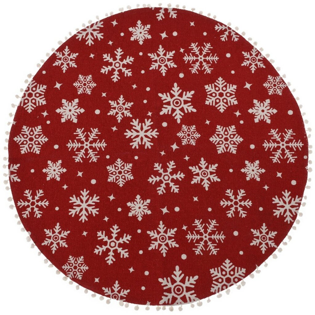 Kalėdinis stalo kilimėlis Snaigės kaina ir informacija | Kalėdinės dekoracijos | pigu.lt