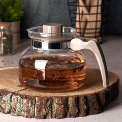 Termisil karščiui atsparaus stiklo arbatinukas Ewa, 1,0 l kaina ir informacija | Kavinukai, virduliai | pigu.lt