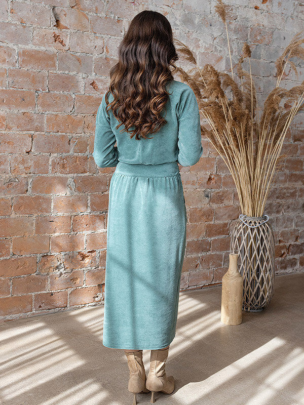 Suknelė moterims Lega SKZ155, žalia kaina ir informacija | Suknelės | pigu.lt