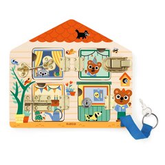 Развивающая деревянная игра - Дом с замками, Djeco DJ01659 цена и информация | Развивающие игрушки | pigu.lt