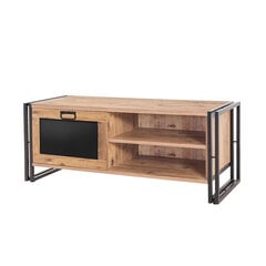 TV staliukas Asir, 130x50x45 cm, juodas kaina ir informacija | TV staliukai | pigu.lt