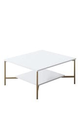 Журнальный столик, Asir, 80 x 80 x 40 см, белый цена и информация | Журнальные столы | pigu.lt