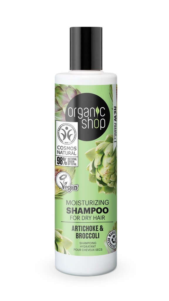 Drėkinantis šampūnas Organic Shop, 280 ml kaina ir informacija | Šampūnai | pigu.lt