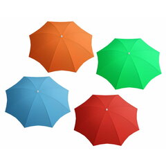Пляжный зонт Ø 200 cm цена и информация | Зонты, маркизы, стойки | pigu.lt