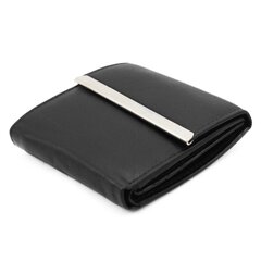 Piniginė Genuine Leather 796-BLK-M цена и информация | Женские кошельки, держатели для карточек | pigu.lt