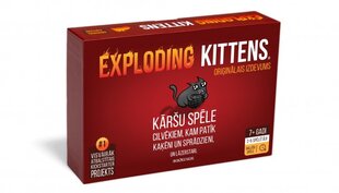 Exploding Kittens LV kaina ir informacija | Stalo žaidimai, galvosūkiai | pigu.lt