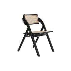 Складной стул DKD Home Decor Чёрный Натуральный 53 x 60 x 79 cm цена и информация | Стулья для кухни и столовой | pigu.lt