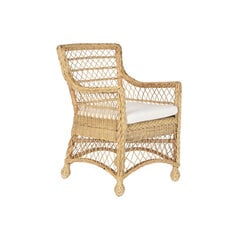 Кресло DKD Home Decor Белый Натуральный 56 x 63 x 86 cm цена и информация | Кресла в гостиную | pigu.lt