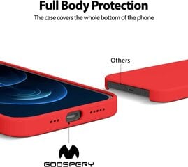 Чехол Mercury "Silicone Case" для Apple iPhone 14, чёрный цена и информация | Чехлы для телефонов | pigu.lt