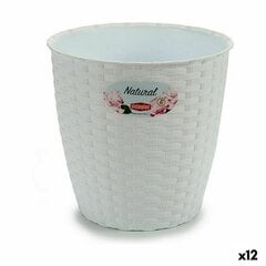 Подставка под цветочный горшок Stefanplast Белый Пластик 19 x 17,5 x 19 cm (12 штук) цена и информация | Вазоны | pigu.lt