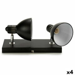 Потолочный светильник Grundig E14 40 W Чёрный Металл 15 x 9 x 32 cm (4 штук) цена и информация | Потолочные светильники | pigu.lt