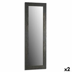 Настенное зеркало Серый Деревянный Cтекло 46 x 136 x 2 cm (2 штук) цена и информация | Зеркала | pigu.lt