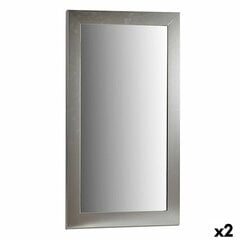 Настенное зеркало Серебристый Деревянный Cтекло 64,5 x 1,5 x 84,5 cm (2 штук) цена и информация | Зеркала | pigu.lt