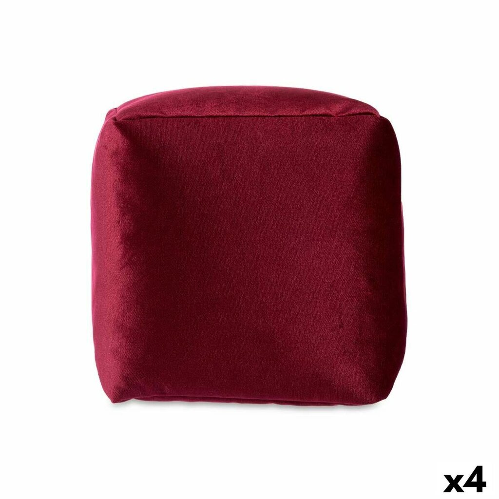 Pufas Gift Decor, 30x30x30cm, raudonas kaina ir informacija | Sėdmaišiai ir pufai | pigu.lt