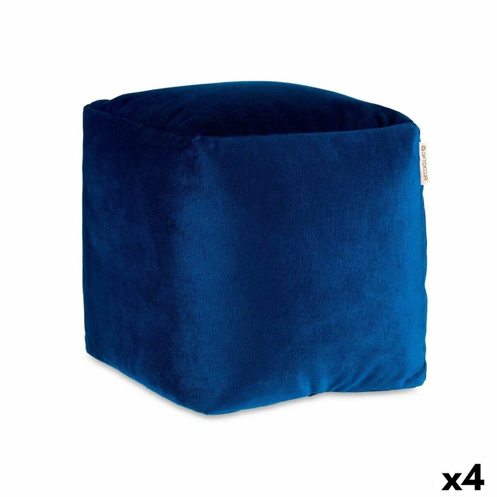 Pufas Gift Decor, 30x30x30cm, mėlynas kaina ir informacija | Sėdmaišiai ir pufai | pigu.lt