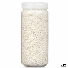 Декоративные камни Белый 2 - 5 mm 700 g (12 штук) цена и информация | Мульча, декоративный щебень | pigu.lt
