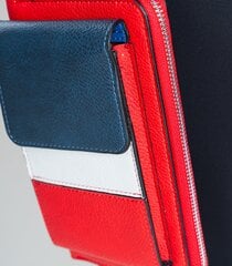 Moteriška piniginė/krepšys mobiliesiems 7011025 02, raudona/mėlyna цена и информация | Женская сумка Bugatti | pigu.lt