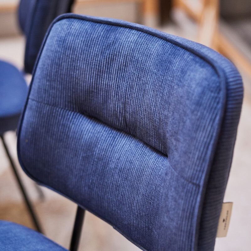 2-jų dalių kėdžių komplektas Aatrium Tube, mėlynas цена и информация | Virtuvės ir valgomojo kėdės | pigu.lt